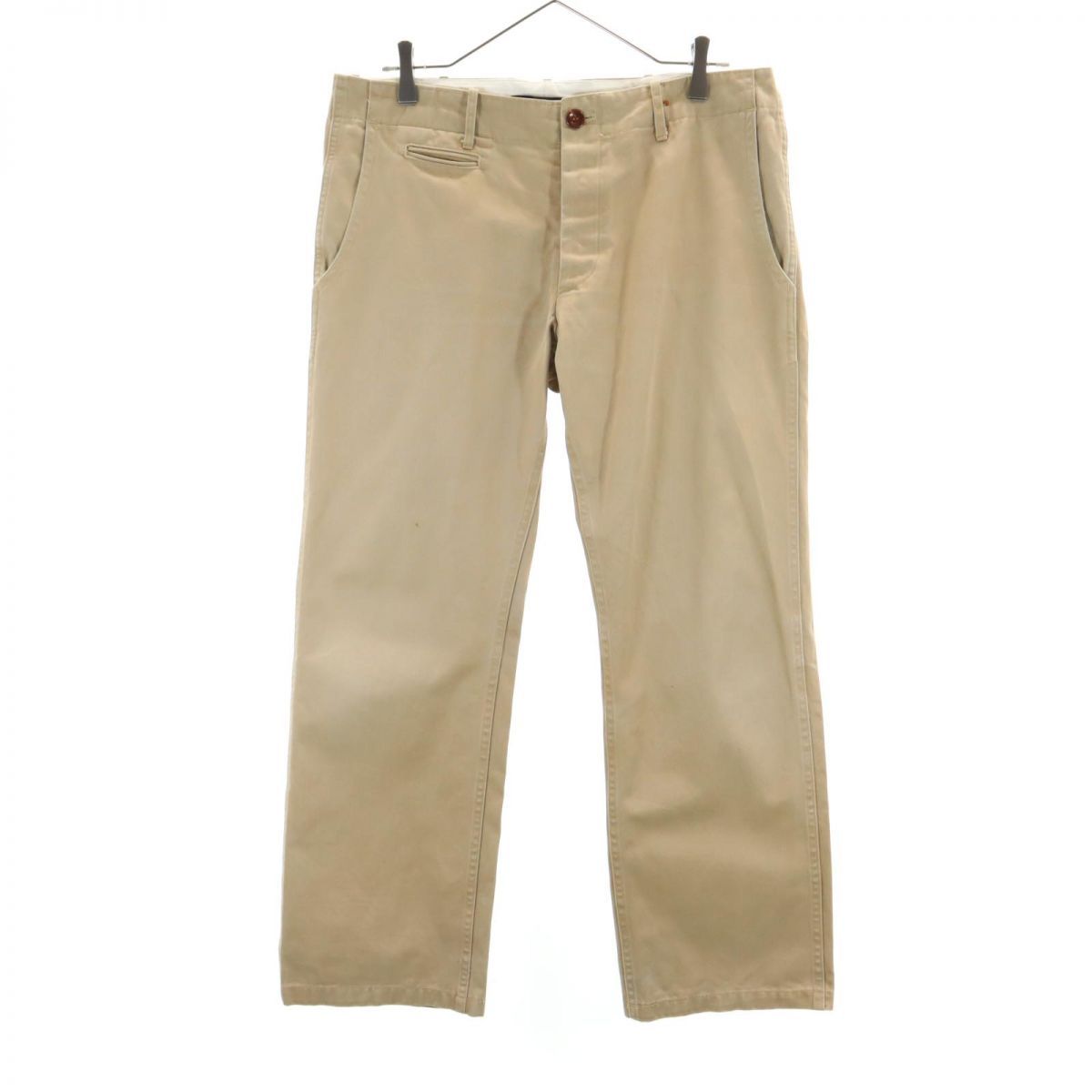 ジョンブル 日本製 チノパンツ LL ベージュ Johnbull ボタンフライ メンズ 【中古】  【240129】