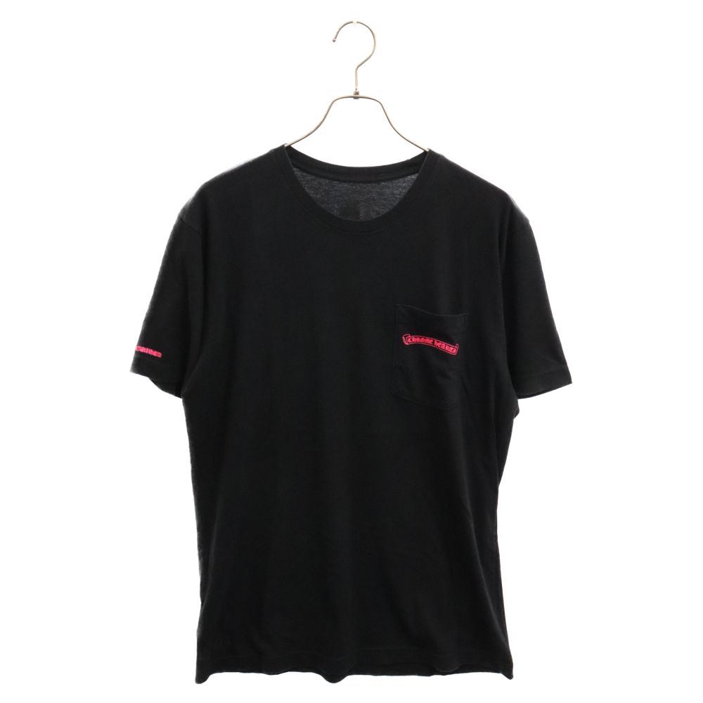 美品 クロムハーツ Chrome Hearts Pink Logo Tee Chrome Hearts Pink Scroll Logo Tee - SHENGLI ROAD MARKET