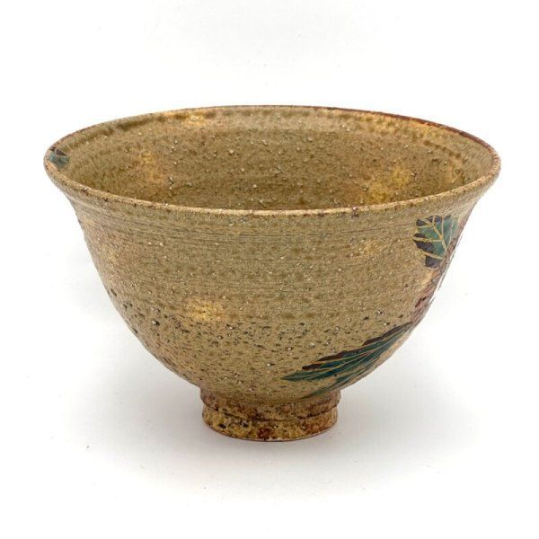 八木海峰作 栗絵抹茶碗