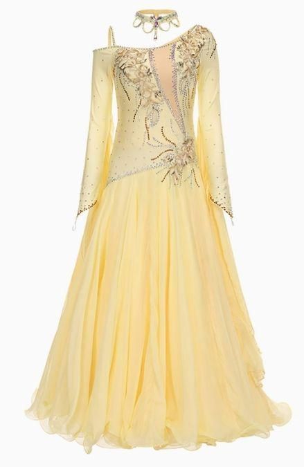 社交ダンスドレス モダンダンス ビジュー スタンダード オーダーメイド