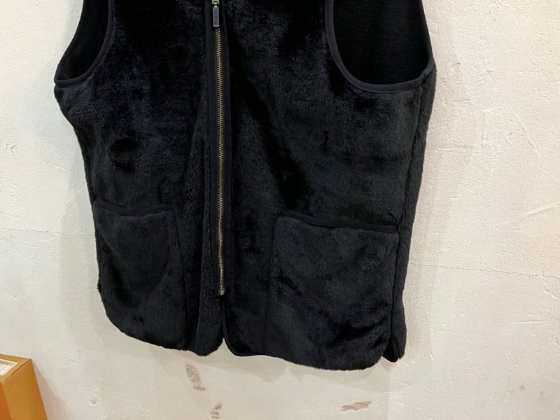 ☆Barbour/バブアー FUR LINER VEST ファー ライナー ベスト ブラック