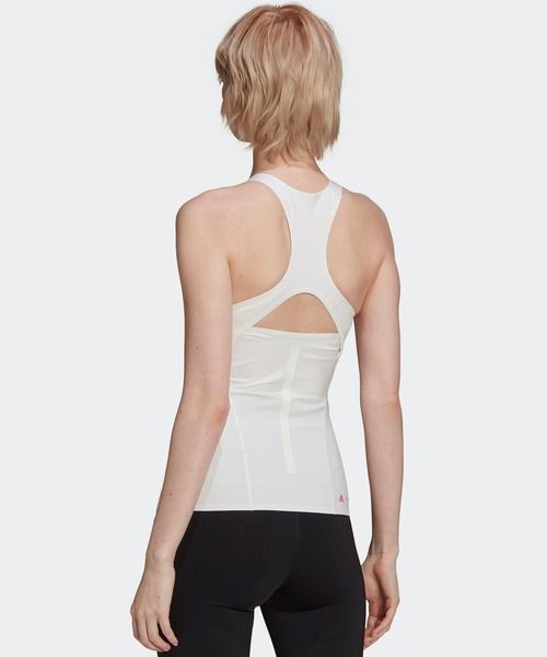 ヒロ様♡専用アディダス ステラマッカートニー スパッツ タンクトップ adidas by Stella McCartney ロゴ タンクトップ - ホワイト