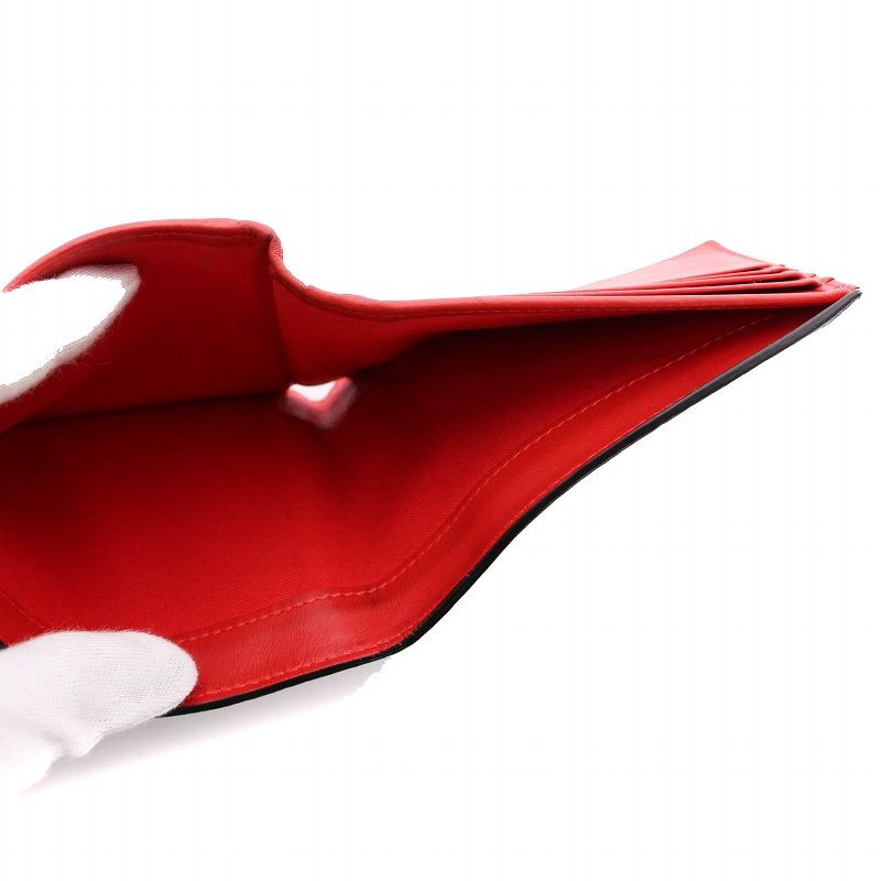 クリスチャンルブタン Christian louboutin 二つ折り財布 レザー
