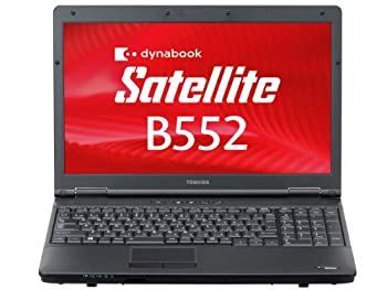 東芝 dynabook Satellite B552 F (Windows 7 Core i5-3210M