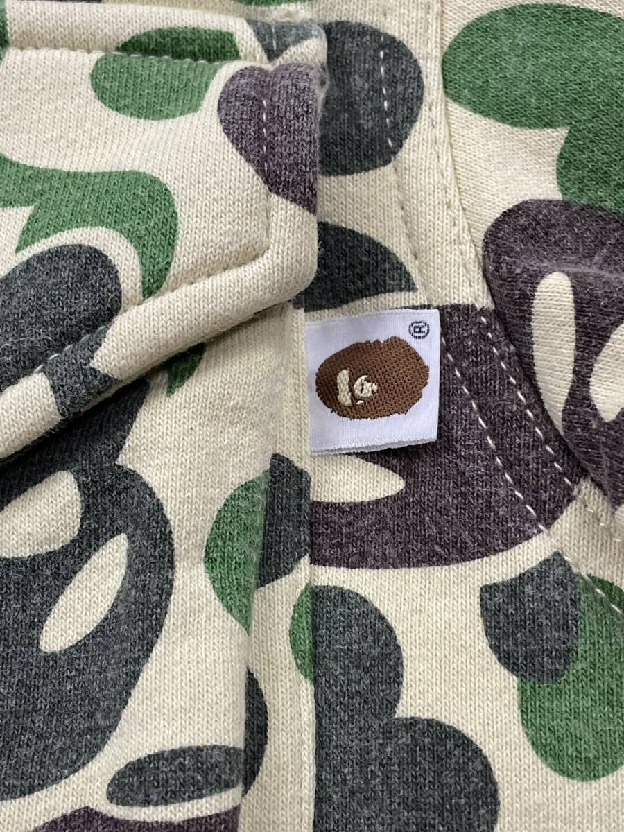 38 A BATHING APE アベイシングエイプ milo camo マイロカモ 猿迷彩 M-65 スウェット 中綿 ジャケット サイズXS -  メルカリ