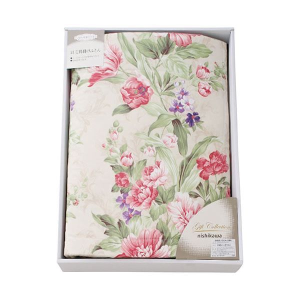 羽毛肌掛け布団ダウンケットハンガリーダウン93%ピンク ハンガリーダウン93％ 西川 羽毛肌掛け布団 ダウンケット 洗える