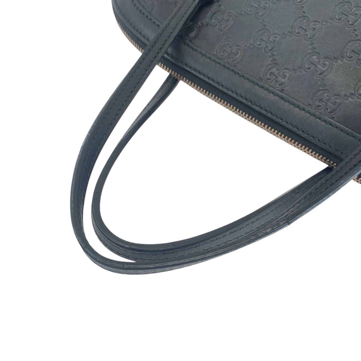 美品 GUCCI グッチ グッチシマ ブラック 黒 シルバー金具 レザー  