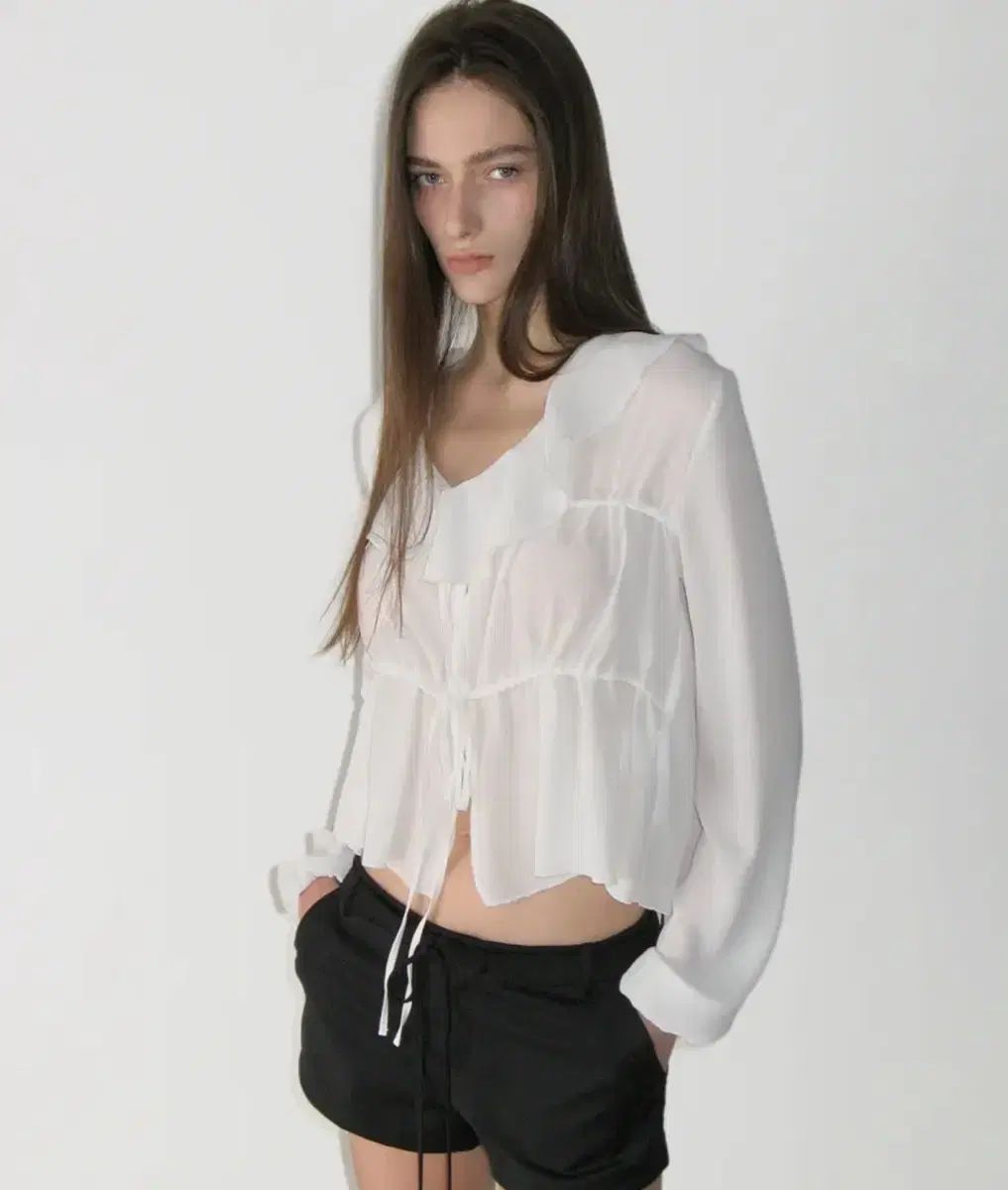 サンバーンプロジェクト Frill Tiered Blouse IVORY WWW_OLIVIERBERNSTEIN_COM