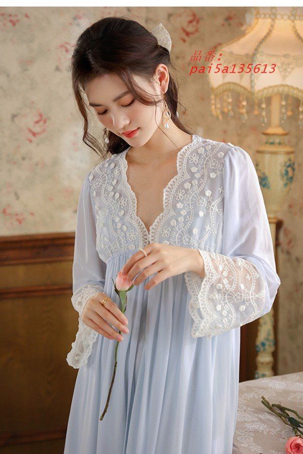 ナイトウエア パッド付き ナイトガウン キャミソール セット 綿 ネグリジェ 無地 ルームウェア 部屋着 パジャマ レディース 姫系 pai5a135613 DECORATOM_COM_BR