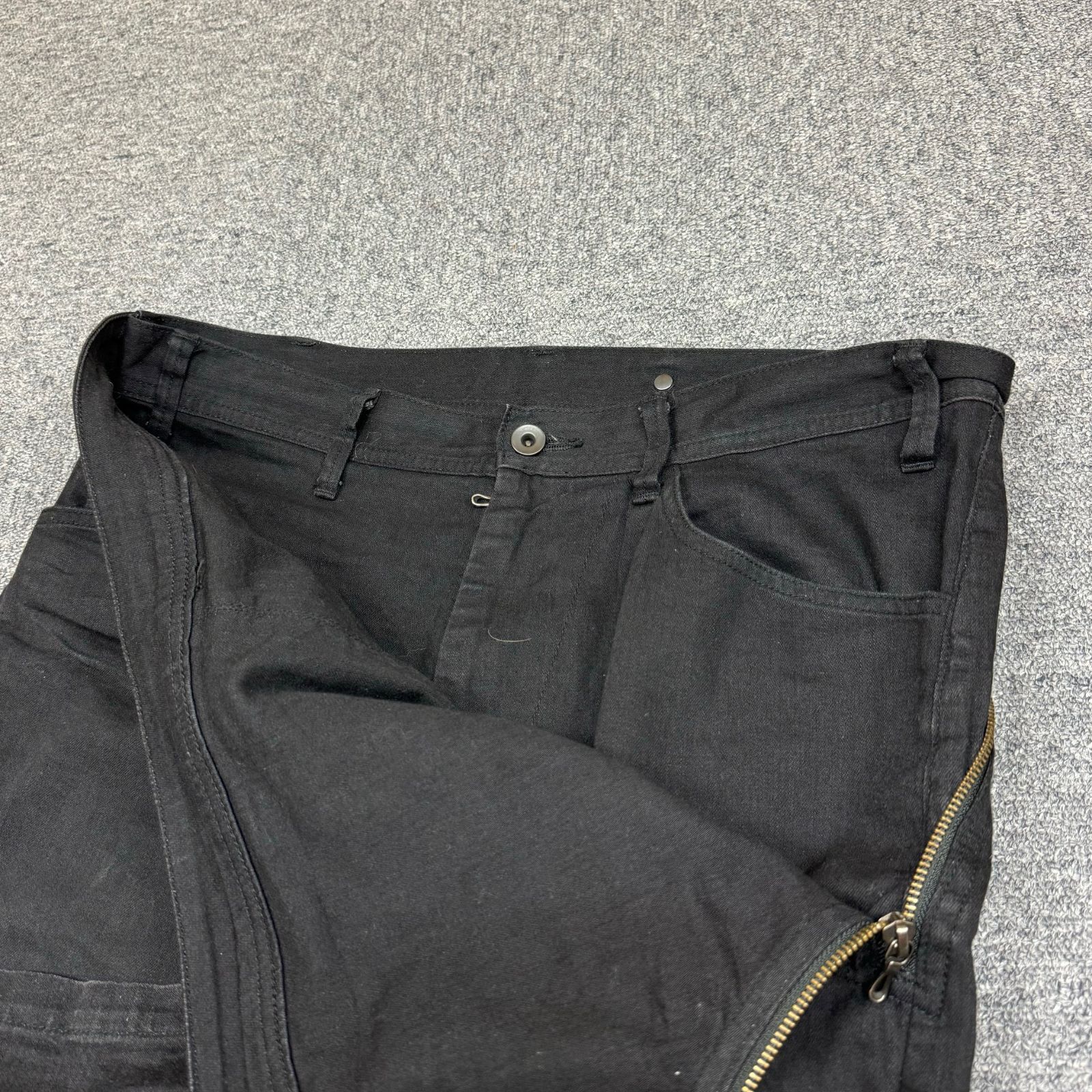 定価41800円 JULIUS 21AW LAYERED SLIM DENIM PANTS レイヤードスリム 