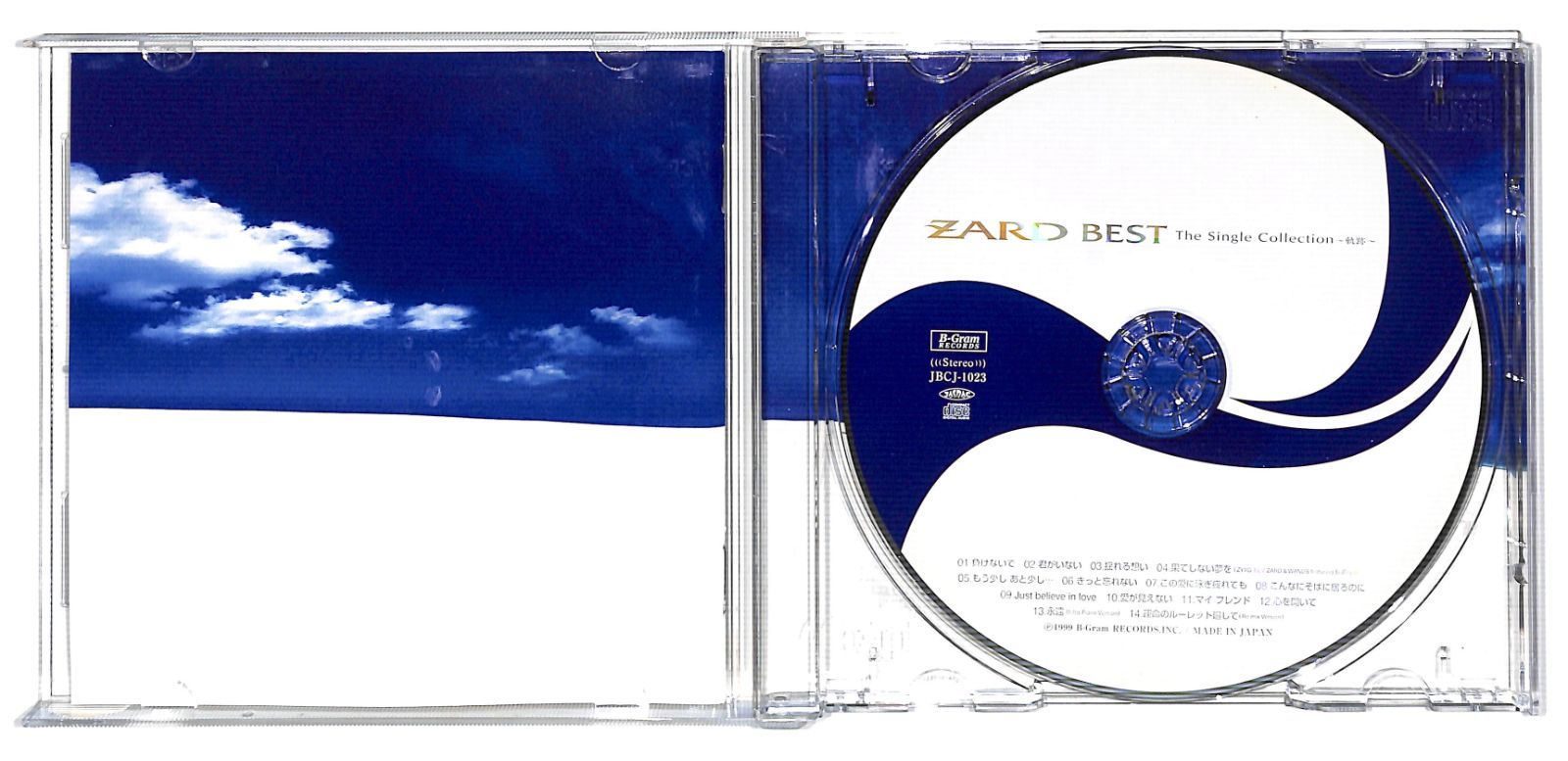 m1739【CD】Zard/Zard Best The Single Collection/軌跡/JBCJ