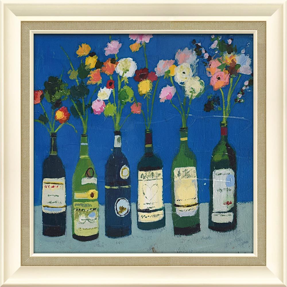 絵画 シャーロット ハーディ セレブレーション インテリア 壁掛け おしゃれ 絵 花 静物画 リビング に 飾る ギフト プレゼント フラワー アートフレーム 御祝 玄関 廊下 店舗 額付き フレーム込み Mサイズ