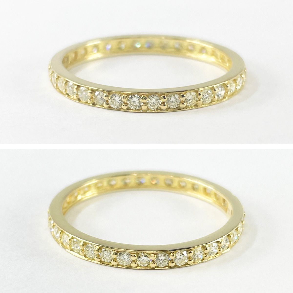 GSTV】K18 天然ダイヤモンド 0.60ct フルエタニティリング - メルカリ 