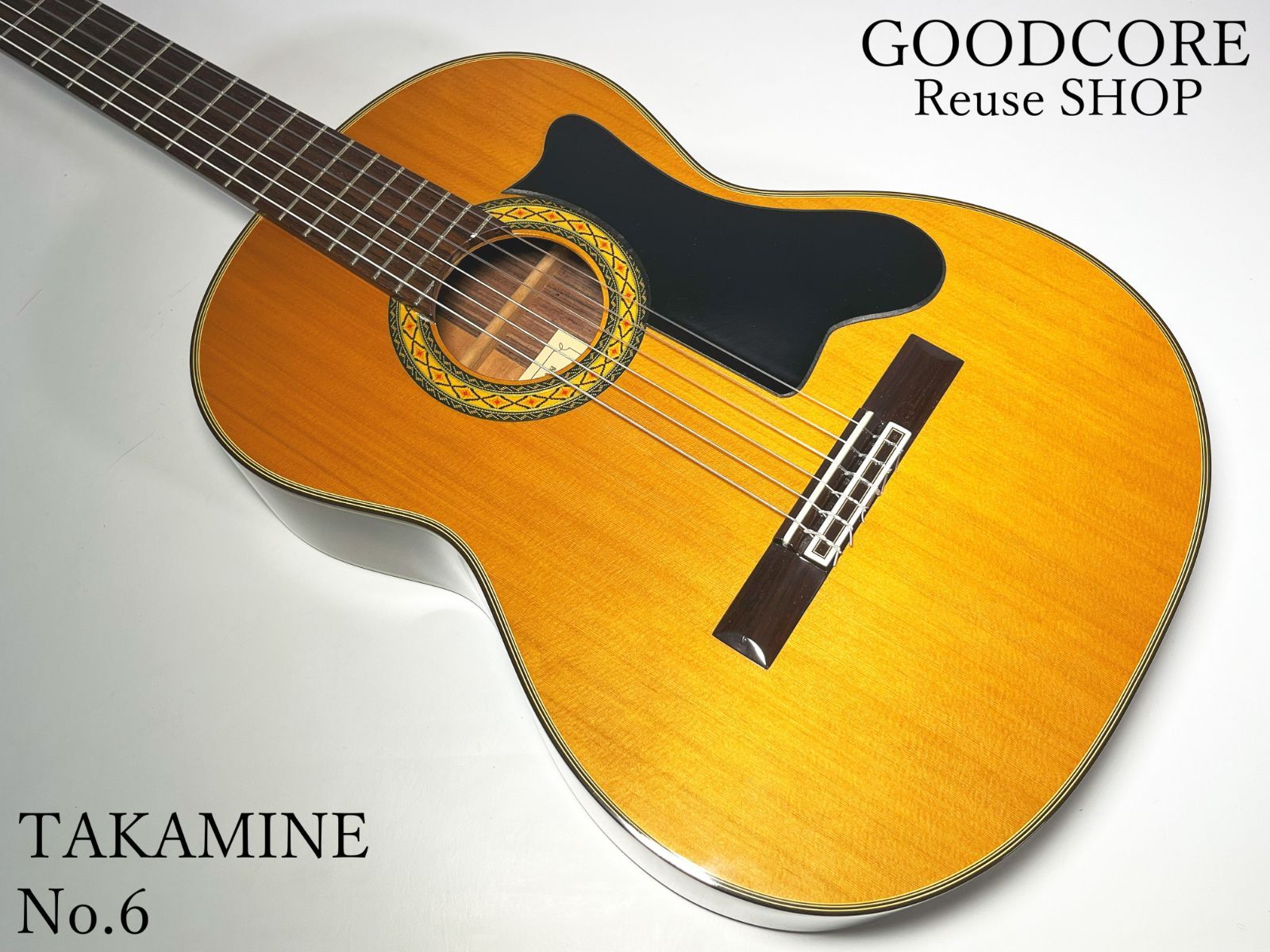 Takamineタカミネ　クラシックギター NO. 6 ハードケース付き Takamine No. 6 クラシックギター (ケース付き) TAKAMINE