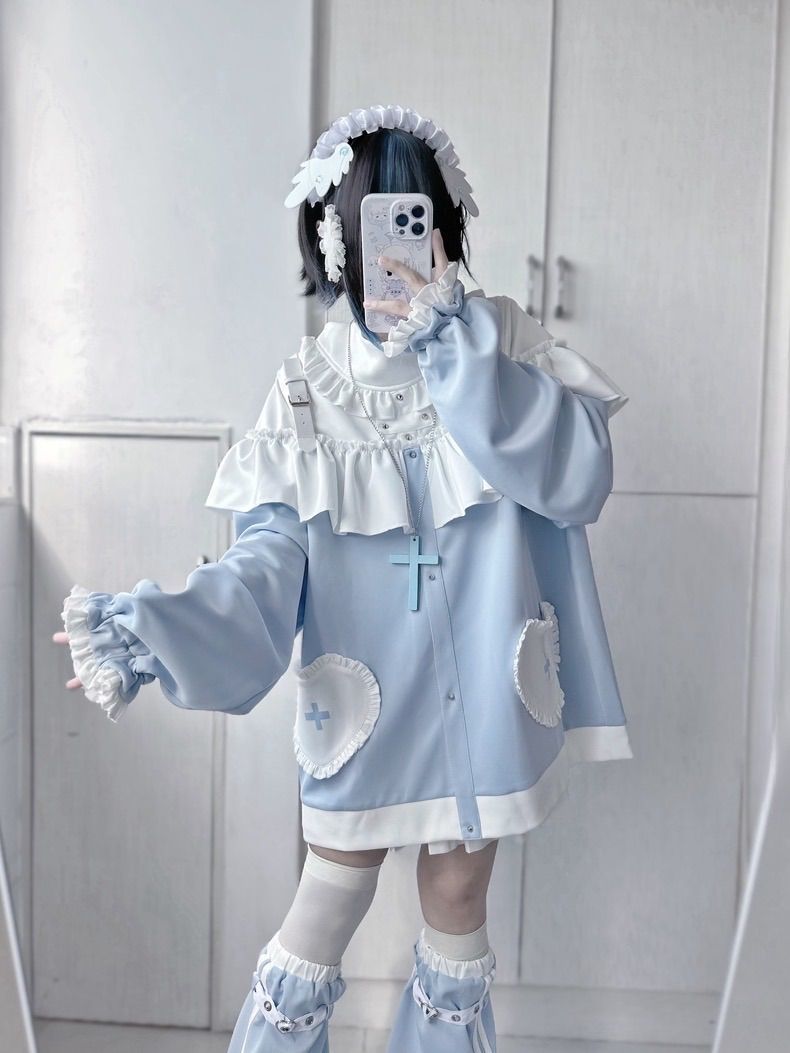 天使界隈 サブカル オーバーサイズ 大きめ ゆったり 原宿 渋谷 10代