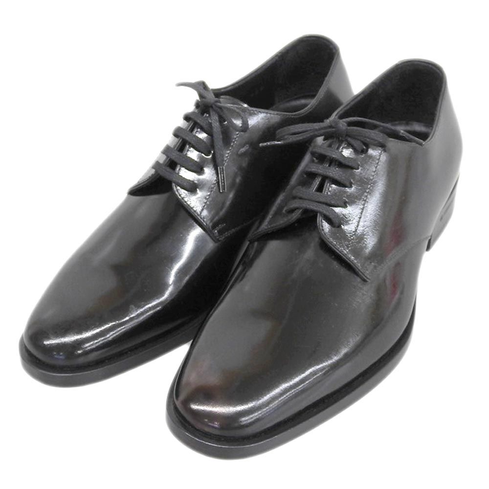 サンローランパリ SAINT LAURENT PARIS 511135 パテントレザー ドレスシューズ 36 1|2 レディース 黒 モンテーニュ ダービーシューズ