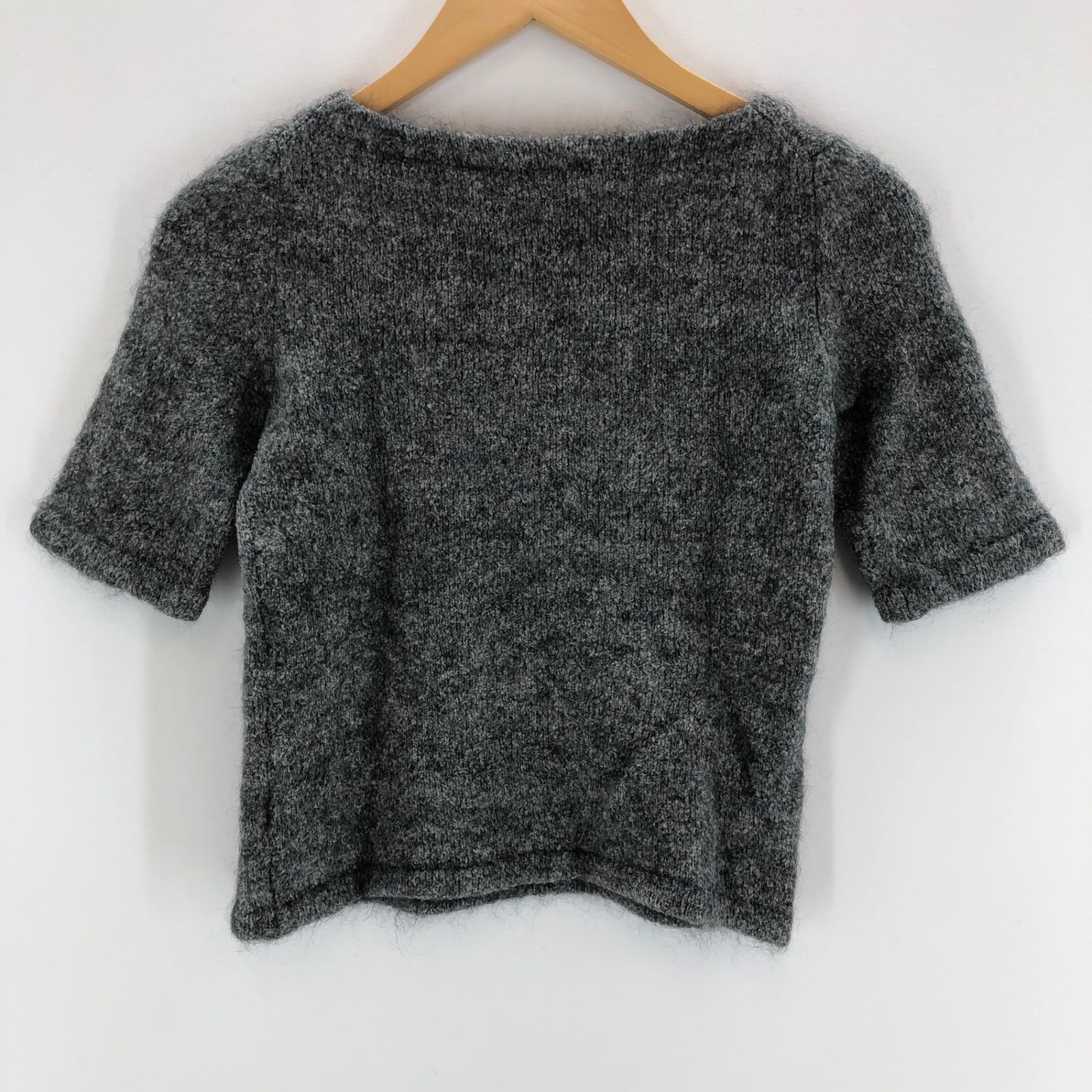 MaxMara Weekend カシミア100%半袖ニット グレー M MaxMara Weekend カシミア100%半袖ニット グレー M Weekend Max