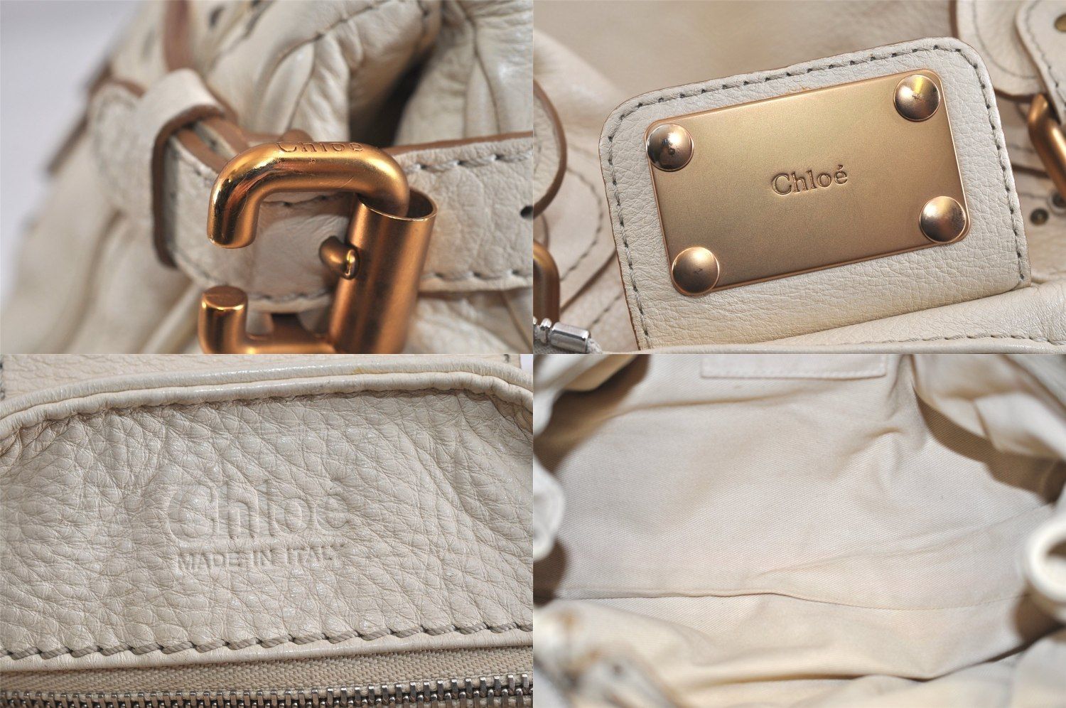 Chloe クロエ ヴィンテージ パディントン レザー ショルダー 