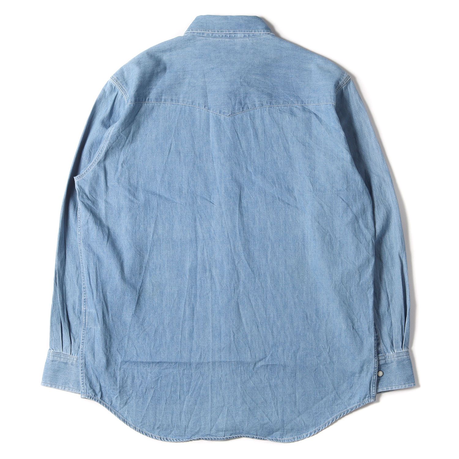 美品 AURALEE オーラリー シャツ サイズ:3 23SS ウォッシュ加工 