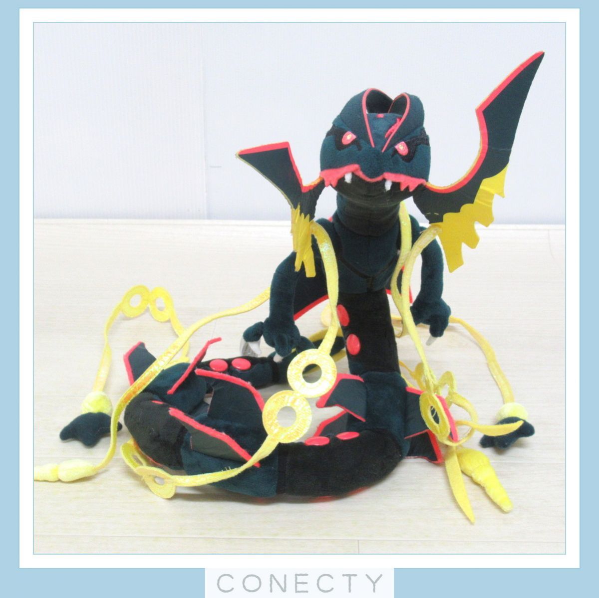 ポケモンセンター 黒いメガレックウザ ぬいぐるみ ポケットモンスター 2015【N4【S2 - メルカリ