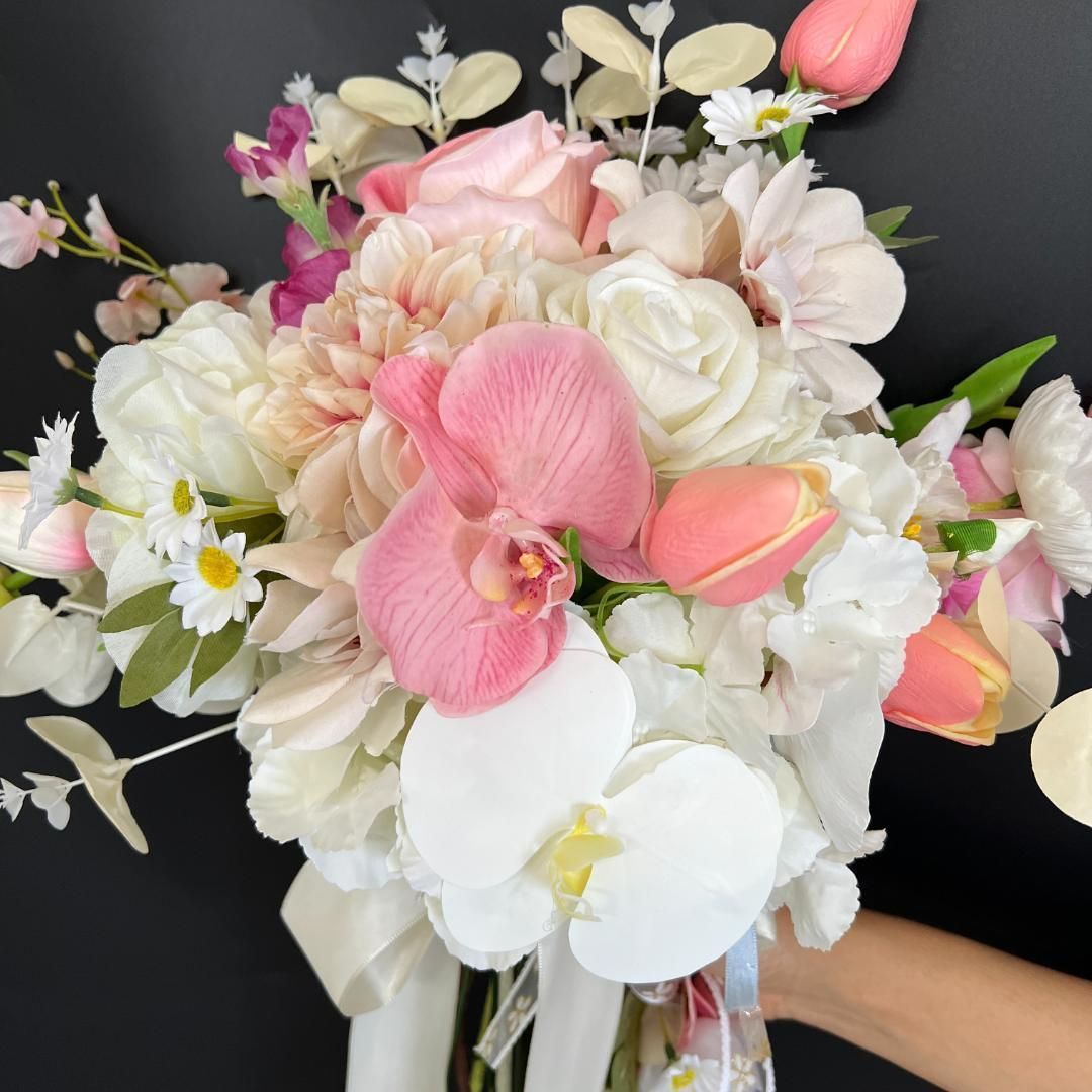 ショップ 2点セット 高級 アーティフィシャルフラワーブーケ