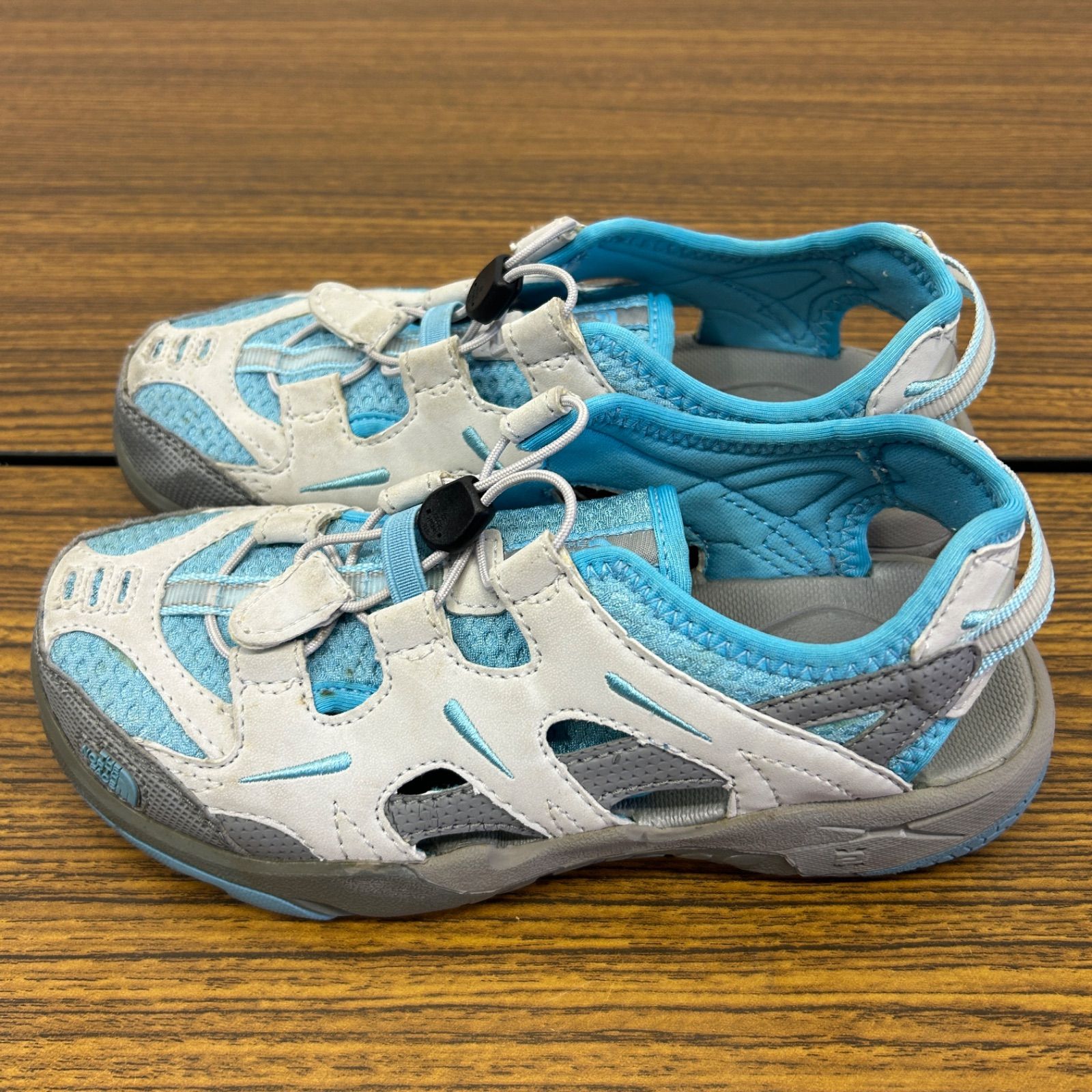 美品】THE NORTH FACE ノースフェイス 水陸両用 サンダル 靴 キッズ 