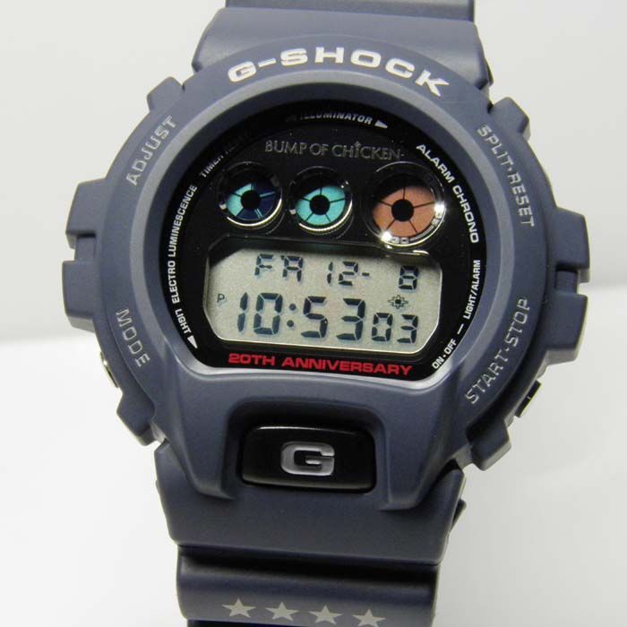 CASIO(カシオ)G-SHOCK(ジーショック） BUMP OF CHICKEN(バンプ・オブ・チキン)結成20周年記念G-SHOCK  DW-6900【極美中古】