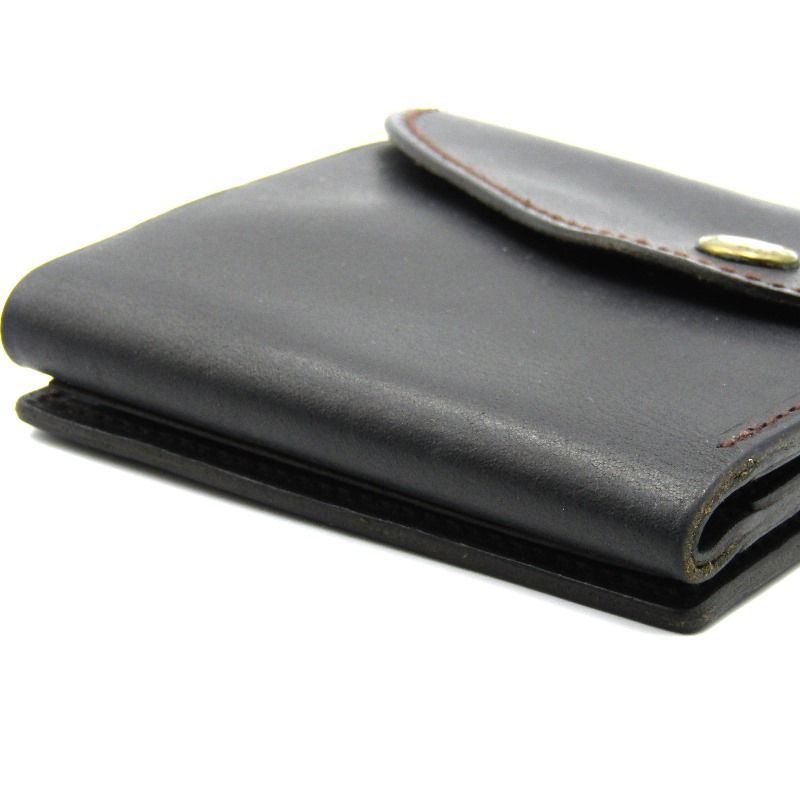 ARTS&CRAFTS アーツアンドクラフツ 二つ折り財布 ELBAMATT TRIFOLD WALLET バケッタレザー ELBAMATT テンペスティ社 ネイビー  24003294