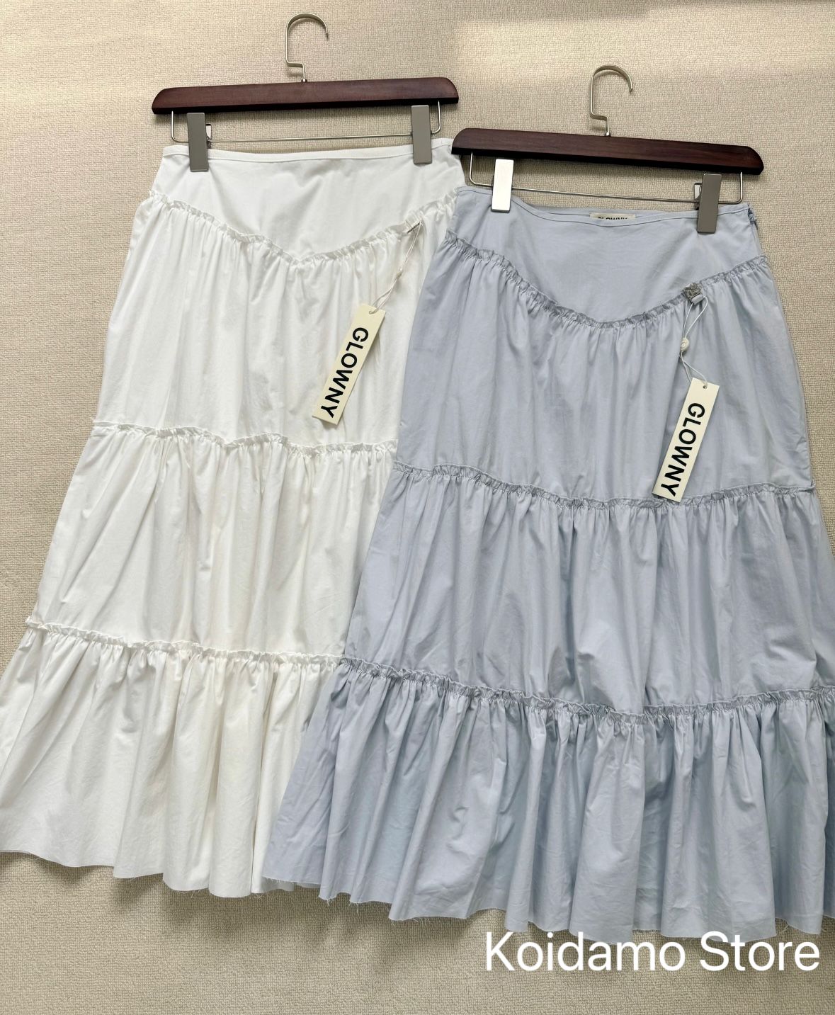 GLOWNY RODEO TIERED RUFFLE SKIRT Jennie着用 ロデオティアード