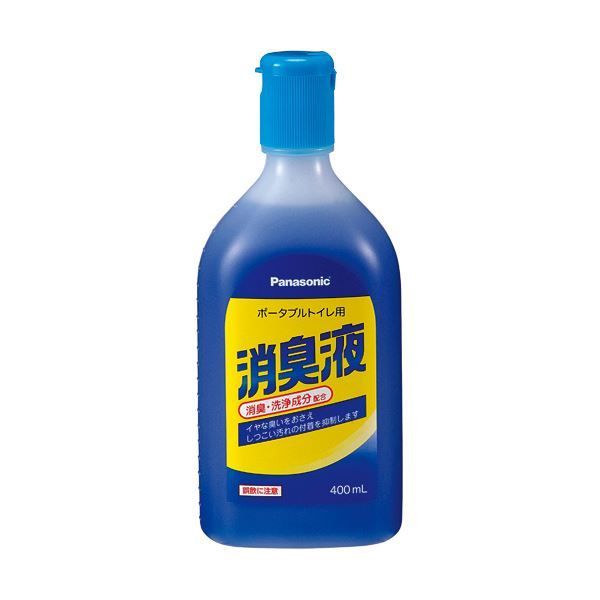 まとめ パナソニック エイジフリーポータブルトイレ用消臭液 青色タイプ 400ml VALTBN5B 1本 ×10セット