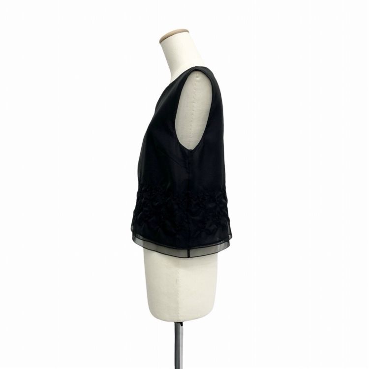 FOXEY 2024SS フォクシー ブラウス Suzurzn ブラックブラック ポリエステル 38 44678ABOE FOXEY 2024SS フォクシー ブラウス Suzuran ブラックブラック 38