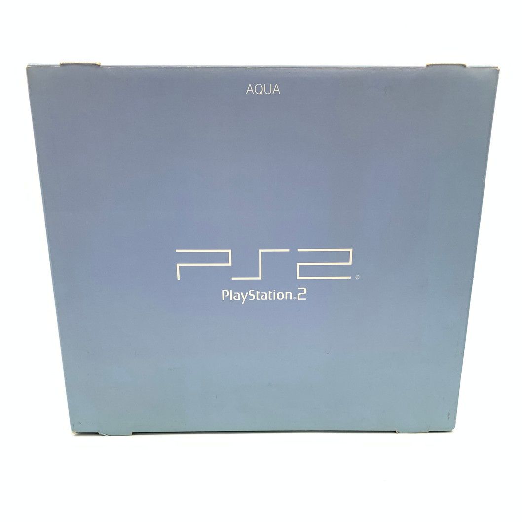 品 動作 済 完備品 PlayStation2 ﾌﾟﾚｲｽﾃｰｼｮﾝ2 本体 SCPH-39000AQ アクア 023-250914-mo-03-fur