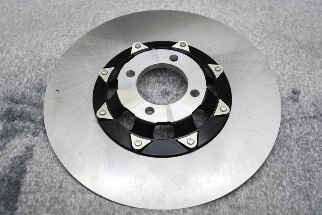 KH250 ディスク ローター トレンチカット1枚 銀 / ダブル 対応 - メルカリ