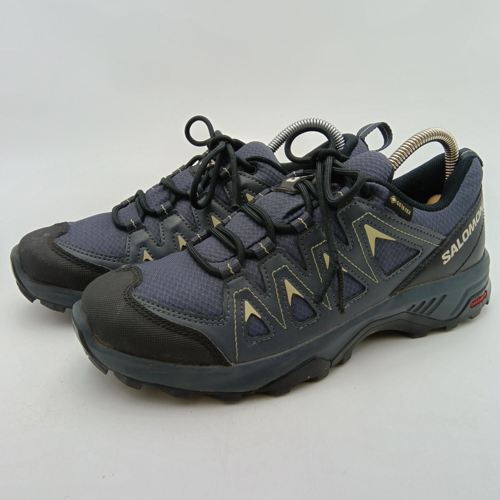 SALOMON サロモン X BLAZE GTX エックス ブレイズ ゴアテックス GORE-TEX トレッキングシューズ レディース 23.5cm グレー 灰 E-14-2