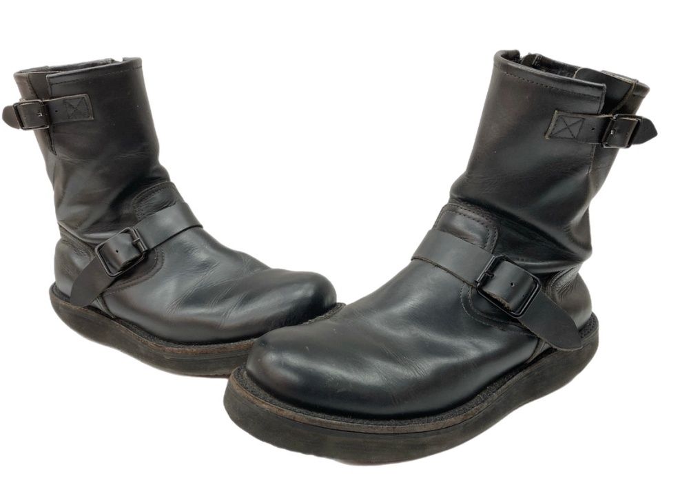 clinch エンジニアブーツ US8.5 CNラスト ラティーノレザー BLK CLINCH