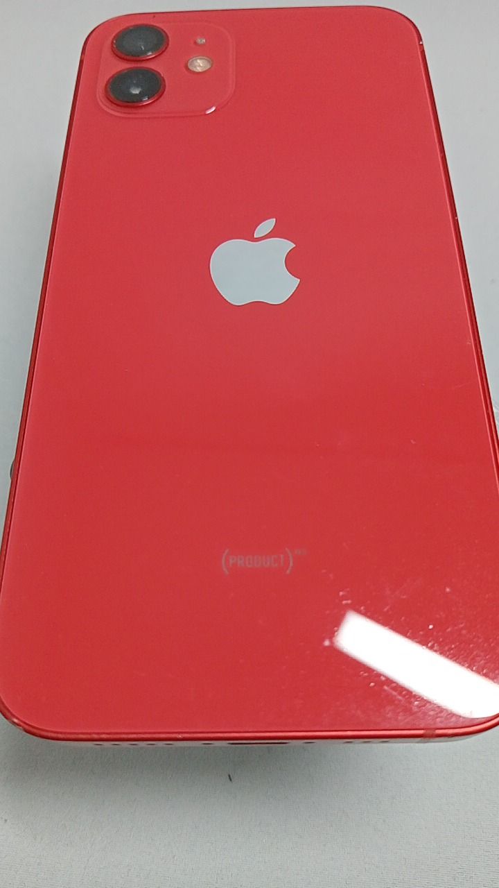 バッテリー容量100％！ iPhone12 A2402 64GB 本体 レッド SIMフリー 
