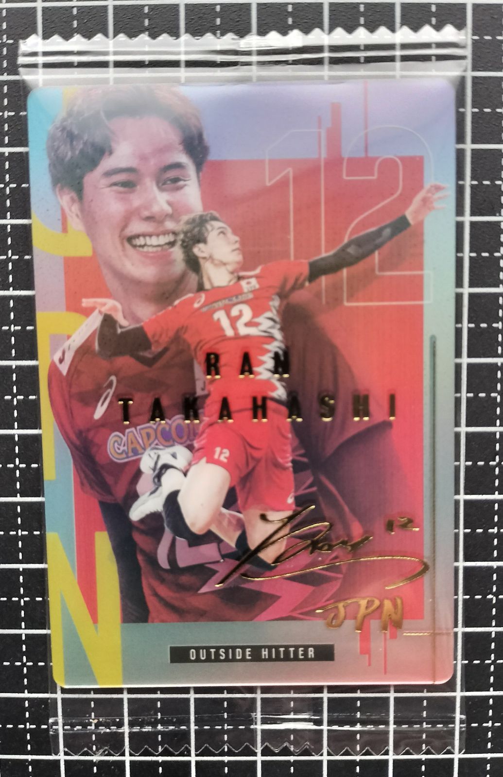 髙橋藍 R 金箔サインカード 2025 JAPAN NATIONAL VOLLEYBALL TEAM