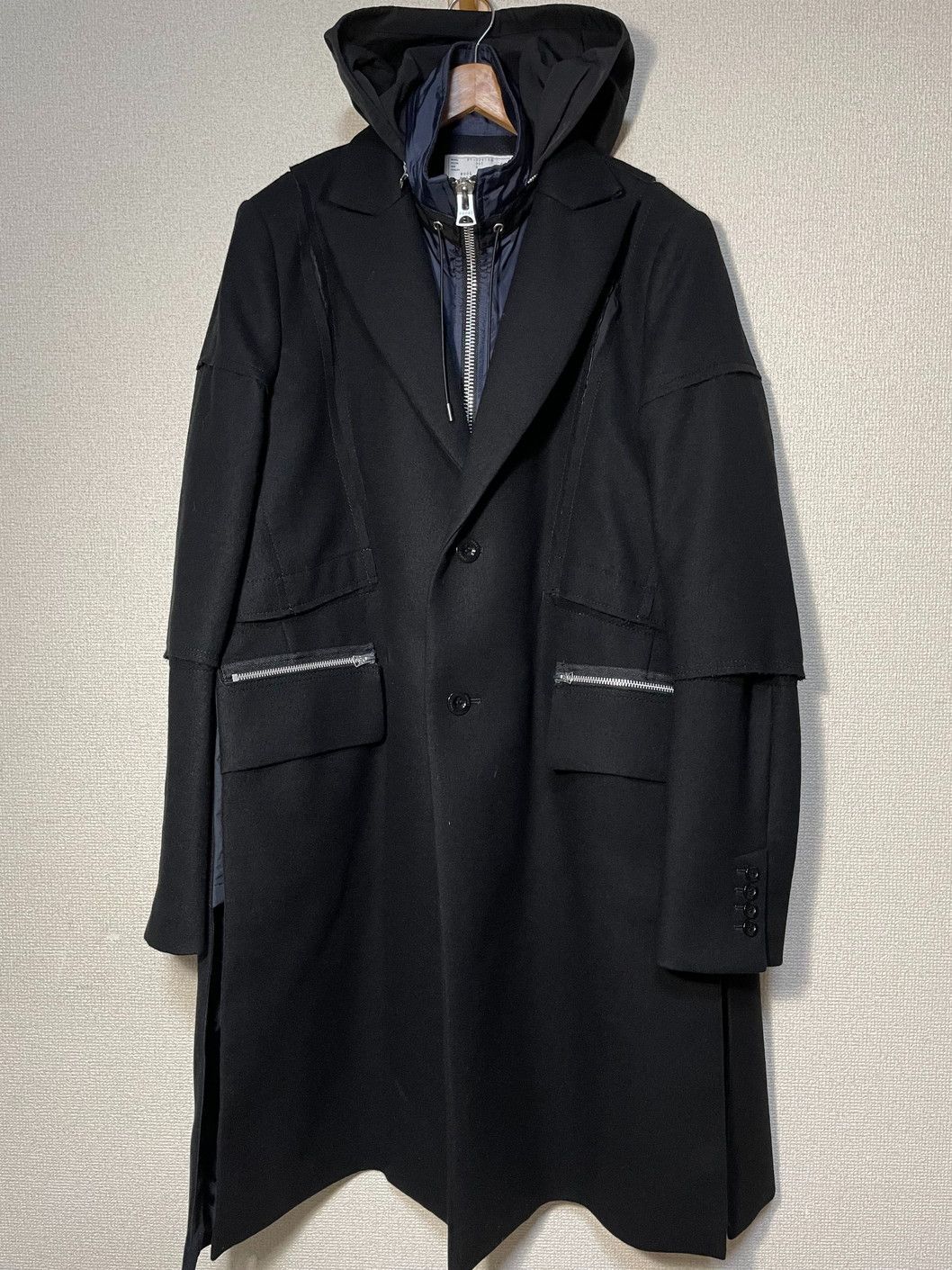 21AWモデル sacai サカイ コート ブルゾン ドッキング 定価22
