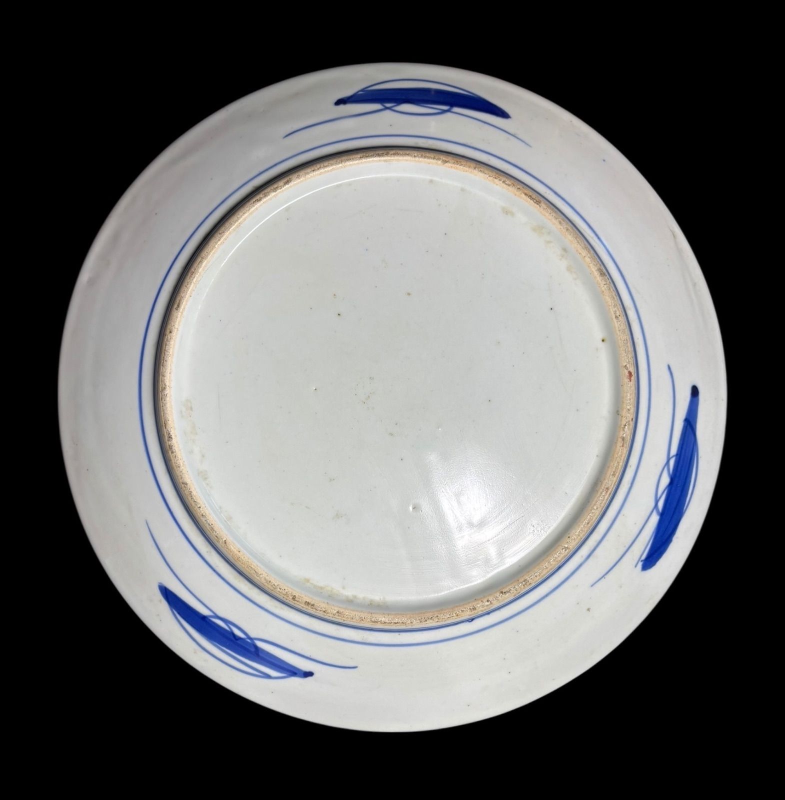 【美品】古伊万里様式 色絵 花鳥皿 判手有 江戸風 和骨董 飾り皿 古伊万里 大鉢 [窓絵 草花文絵] 色絵 鉢 丸皿 取り皿 飾り皿 和