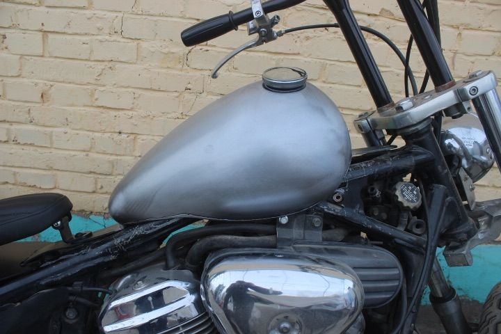 T-44 HONDA STEED 400 VLS VLX VSE VCL用 ミディアムトンネル マスタングタンク タンク製作工房 BRIGHTFACE_UK