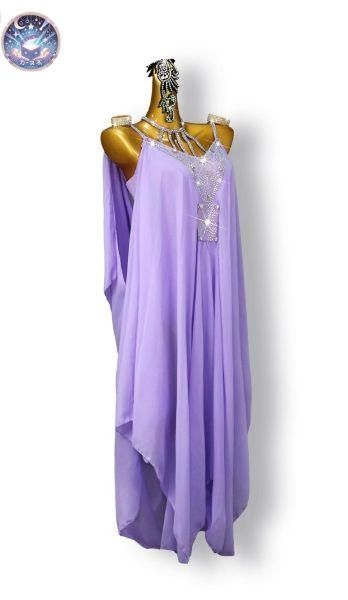 新品 未使用 新作 Mサイズ 社交ダンスドレス ラテンドレス デモ ルンバ