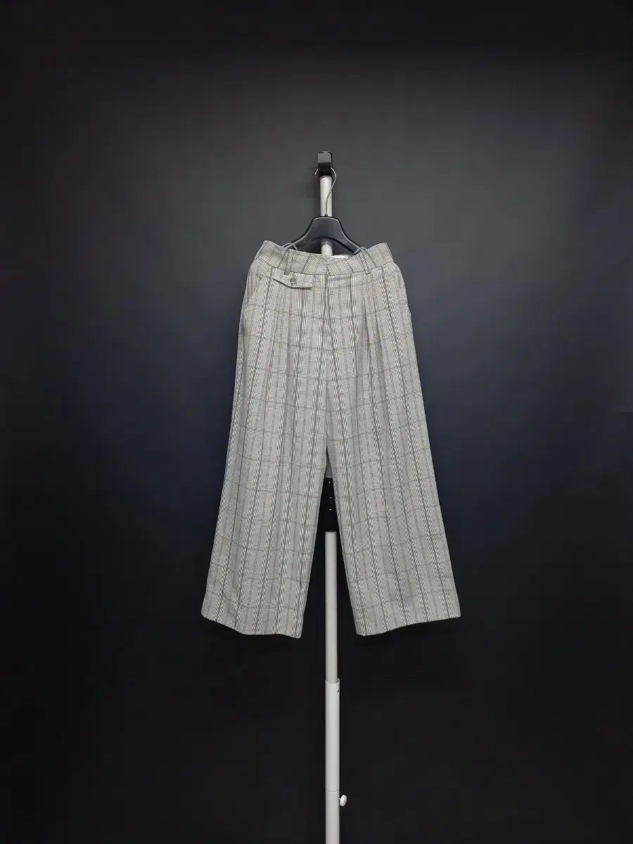 家禽 itMICHAA イッミシャ チュンハチュ ハイウエスト ワイド フルフィット パンツ 44 55
