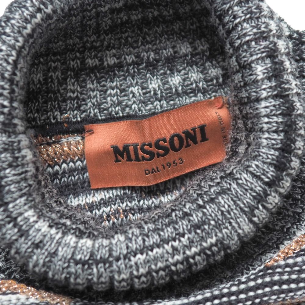 MISSONI　 ミッソーニリブタートルセーター Missoni ミッソーニ セーター サイズ40 長袖 タートルネック