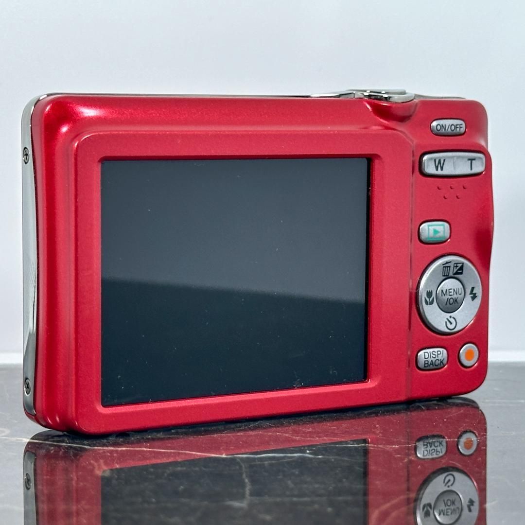 美品】FUJIFILM FinePix JX600 レッド 富士フイルム ファインピックス