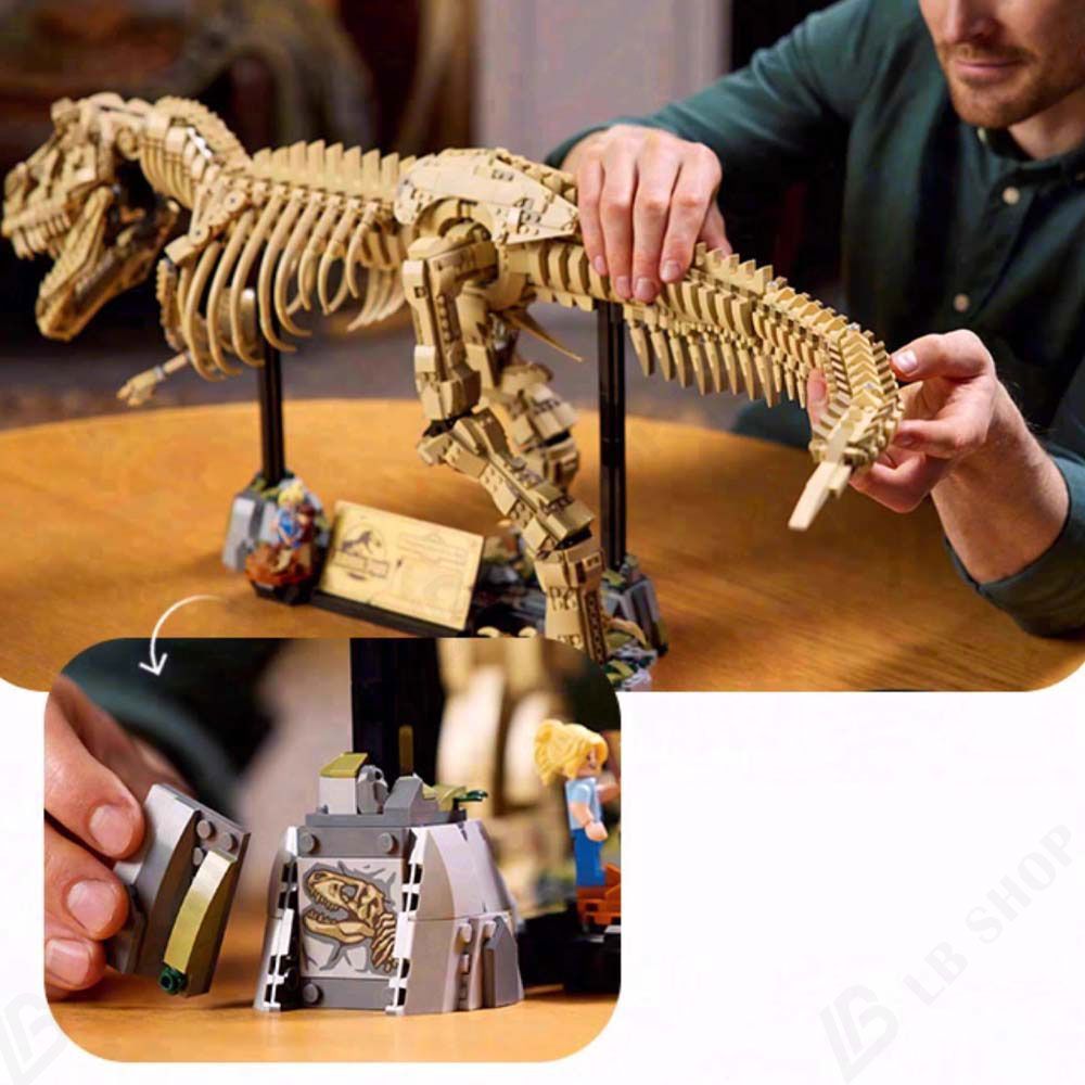 ジュラシック・ワールド ティラノサウルス 化石 関節可動 考古 粒子