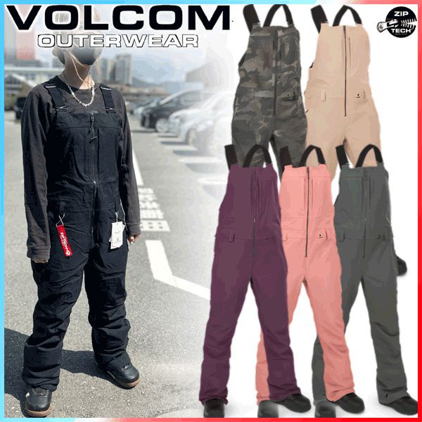23-24 VOLCOM/ボルコム SWIFT BIB overall レディース 防水