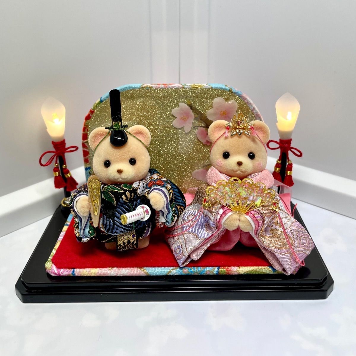 クマ雛 雛人形 ハンドメイド お雛様 ひなまつり 2025 - メルカリ