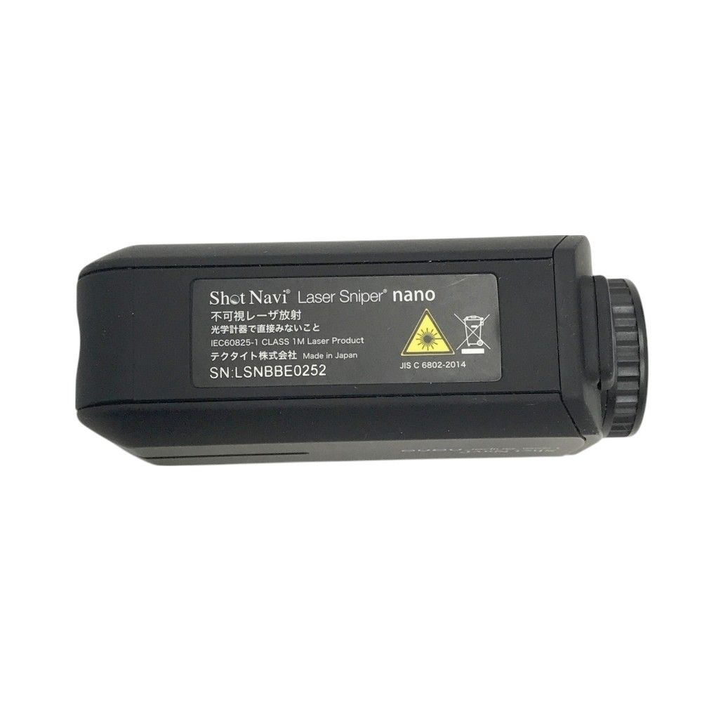 SHOT NAVI ショットナビ  スコープ LASER SNIPER NANO  ブラック系  [240101465312] ゴルフウェア ストスト SHOT NAVI ショットナビ スコープ LASER SNIPER NANO ブラック系