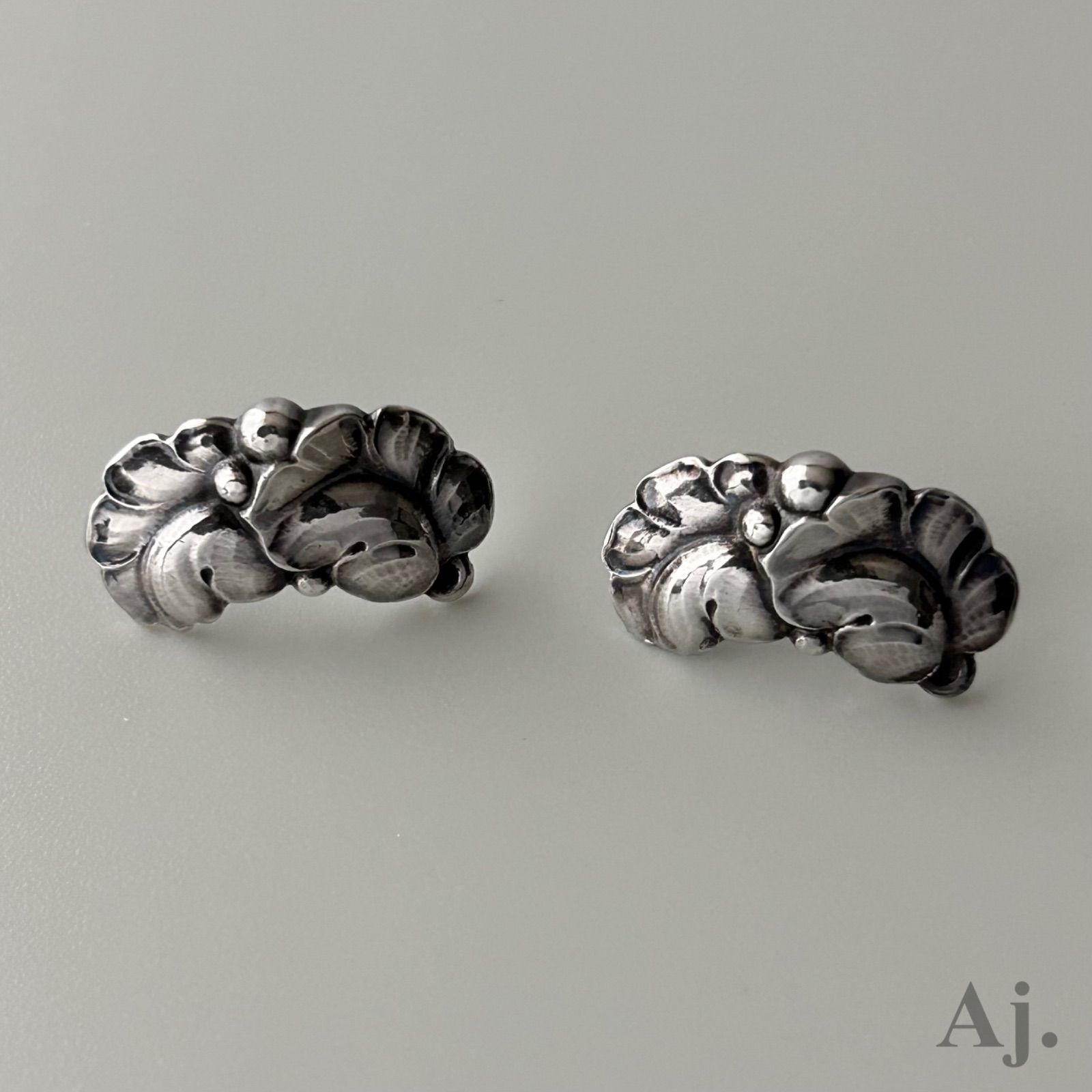 ジョージジェンセン ピアス AG925 ヴィンテージ Georg Jensen - メルカリ