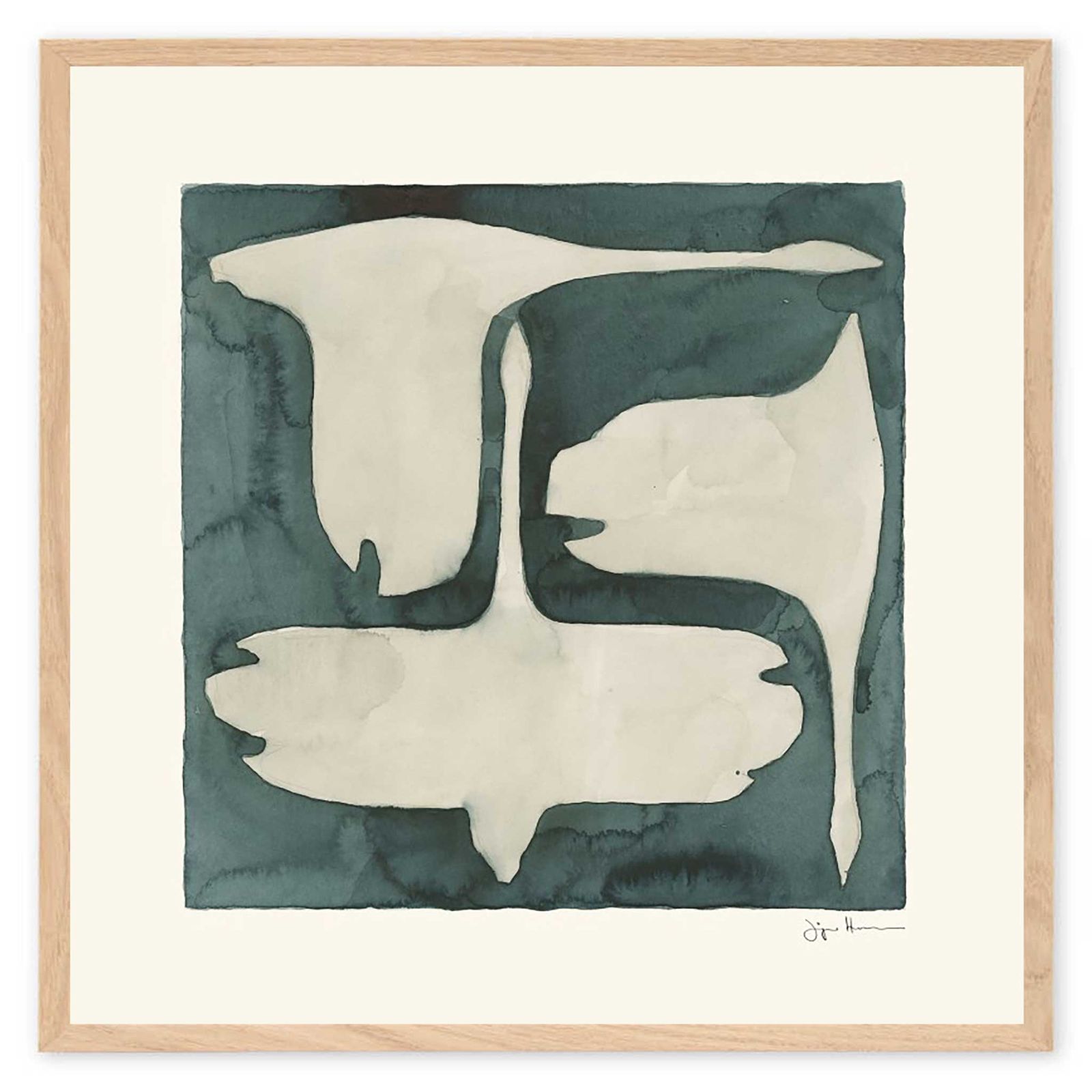 PSTR studio アートポスター 50×50cm The Swan III 北欧雑貨 アートプリント ポスター インテリア/145x110570-6